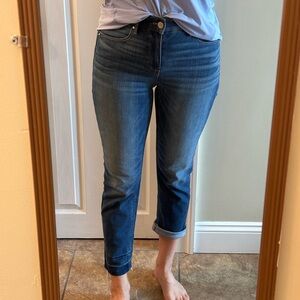 White House Black Market the Slim crop Jean 0